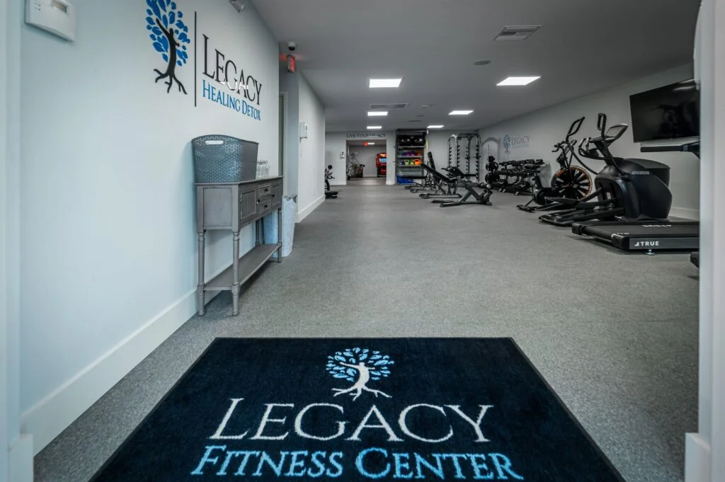 An image of our Legacy Healing Center's fitness area.